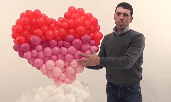 Sculture di palloncini - Cuore 3d