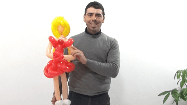 Sculture di palloncini - Ragazza