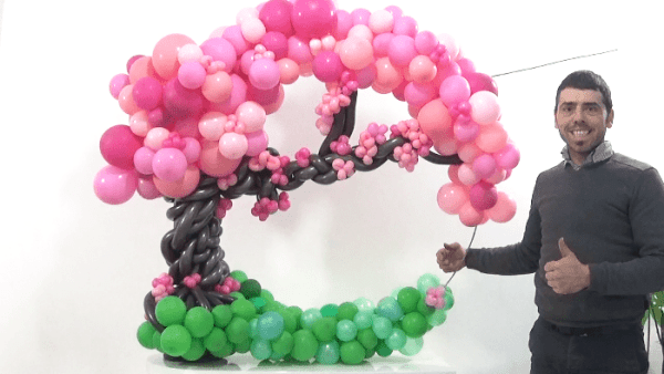 Sculture di palloncini - Albero Cerchio